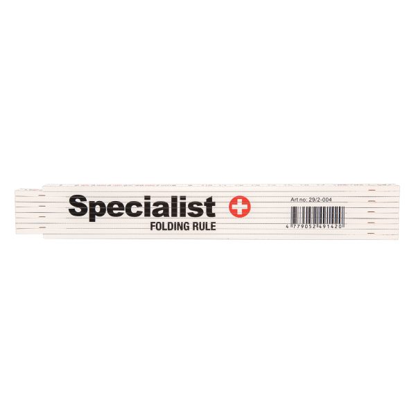 SPECIALIST+ Tollipulk plastikust mõõdulint, 2 m
