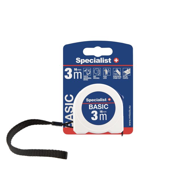 SPECIALIST+ mõõdulint BASIC 3 m, 16 mm