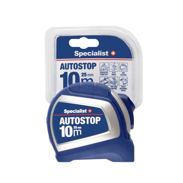 SPECIALIST+ mõõdulint AUTOSTOP, 10 m x 25 mm