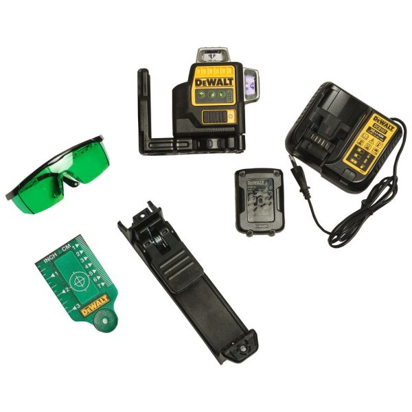 Lasernivelliir DeWalt DCE089D1G, roheline