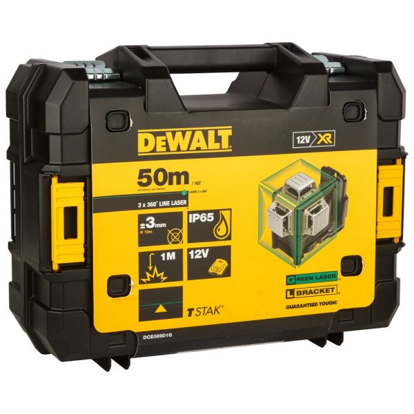 Lasernivelliir DeWalt DCE089D1G, roheline