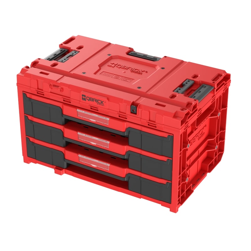 QBRICK ONE tööriistakast 3 sahtliga 2.0 RED -