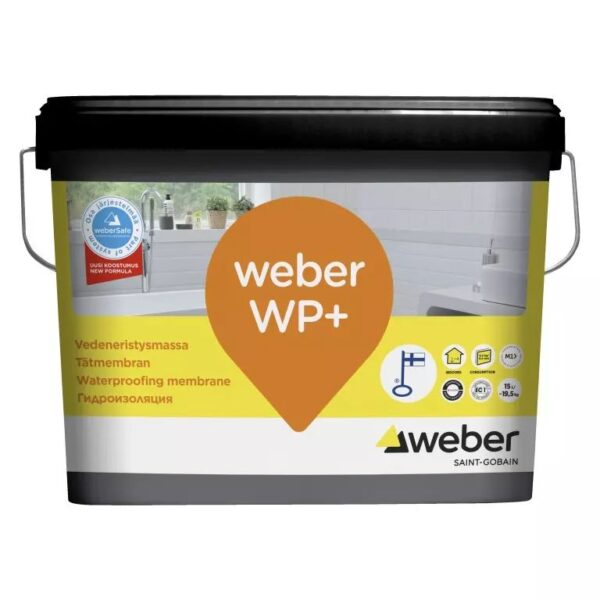 Weber WP+ vedel hüdroisolatsioon 15 l – märgruumide niiskuskaitse