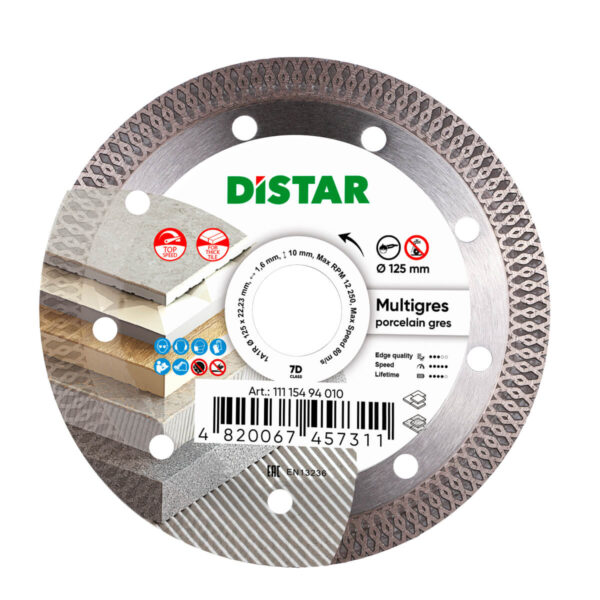 Distar Multigres 125 mm teemantketas klinkri ja looduskivi plaatidele