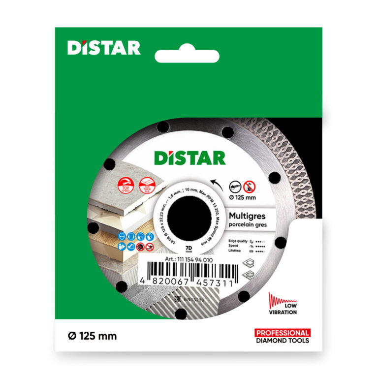 Distar Multigres 125 mm teemantketas klinkerile ja looduskivile