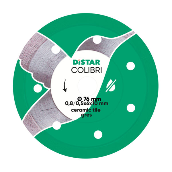 Distar Colibri 76mm teemantketas