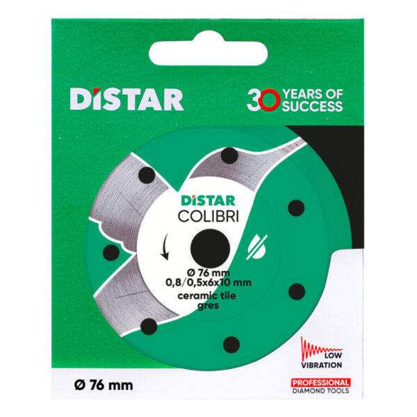 Distar Colibri 76 mm teemantketas keraamilistele ja portselanplaatidele