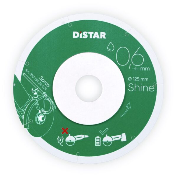 Teemantketas D125×0,6×6×22,23mm Shine
