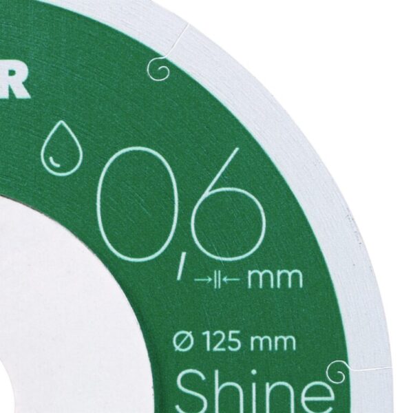Teemantketas D125×0,6×6×22,23mm Shine