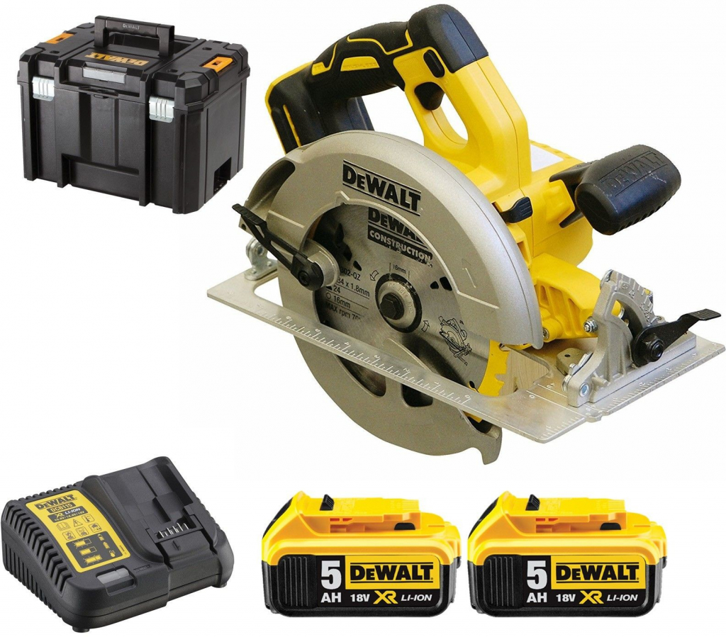 Ketassaag DeWalt DCS570P2; 18V 2x5Ah -