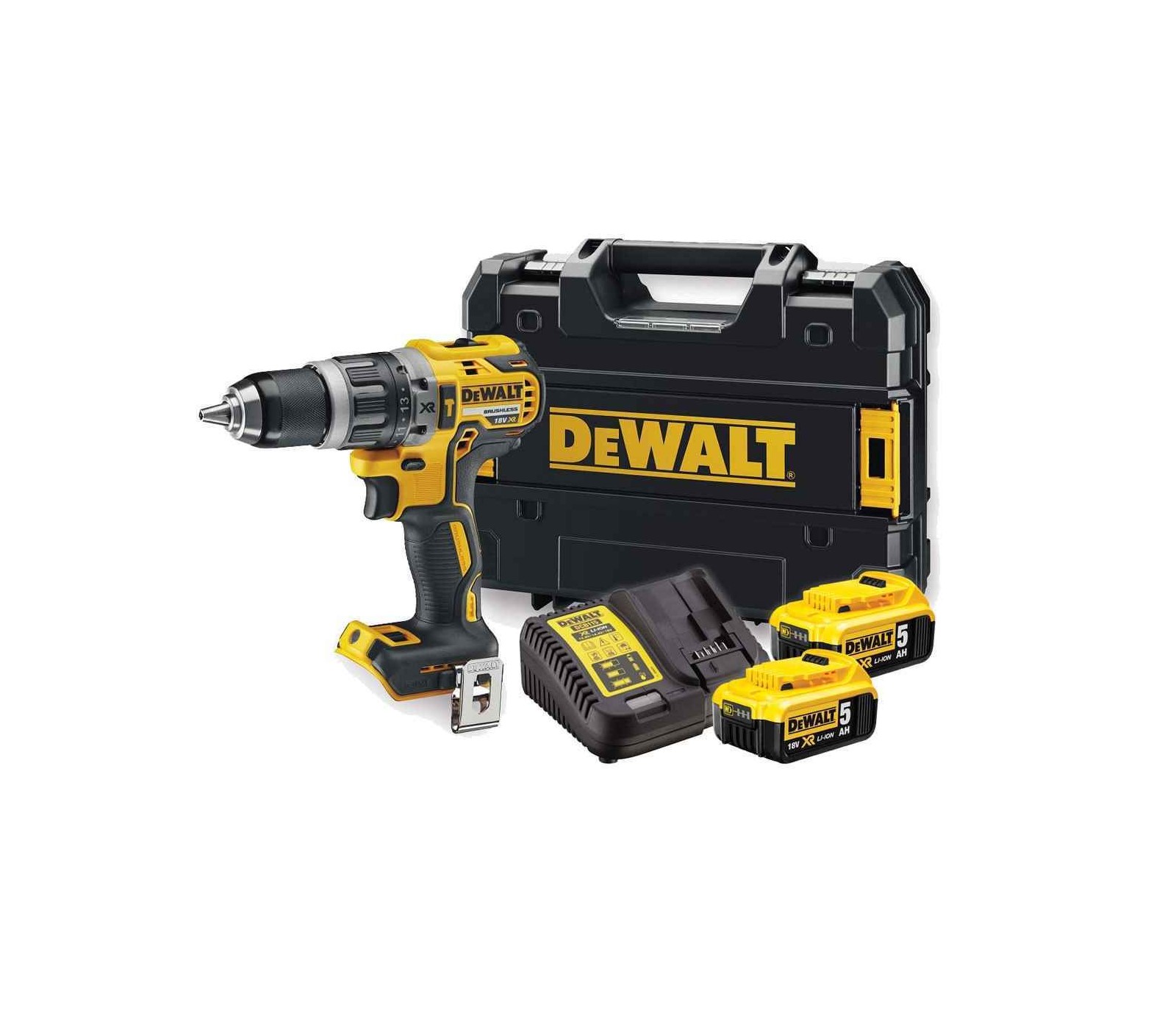 Trell-kruvikeeraja DeWALT DCD796P2; 18V 2x5,0Ah -
