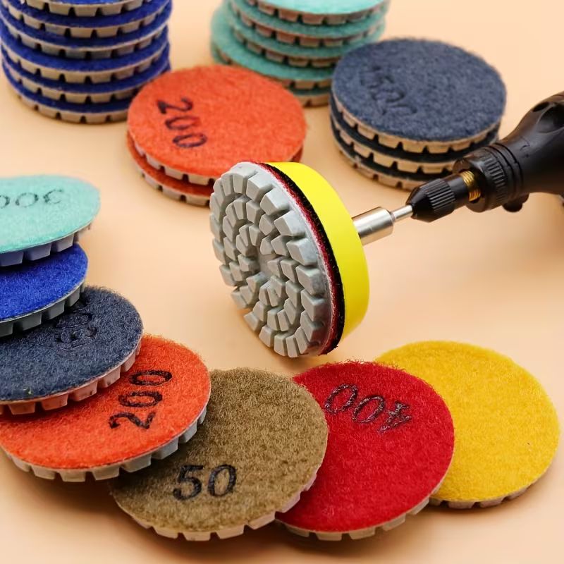 Mini-ketaslõikuri 50mm märg poleerimis komplekt 1 Mini-ketaslõikuri 50mm märg poleerimis komplekt -