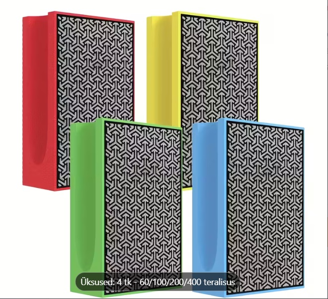 Teemantkattega lihvpadi, PRO komplekt 60/100/200/400 2 Teemantkattega lihvpadi, PRO komplekt 60/100/200/400 -